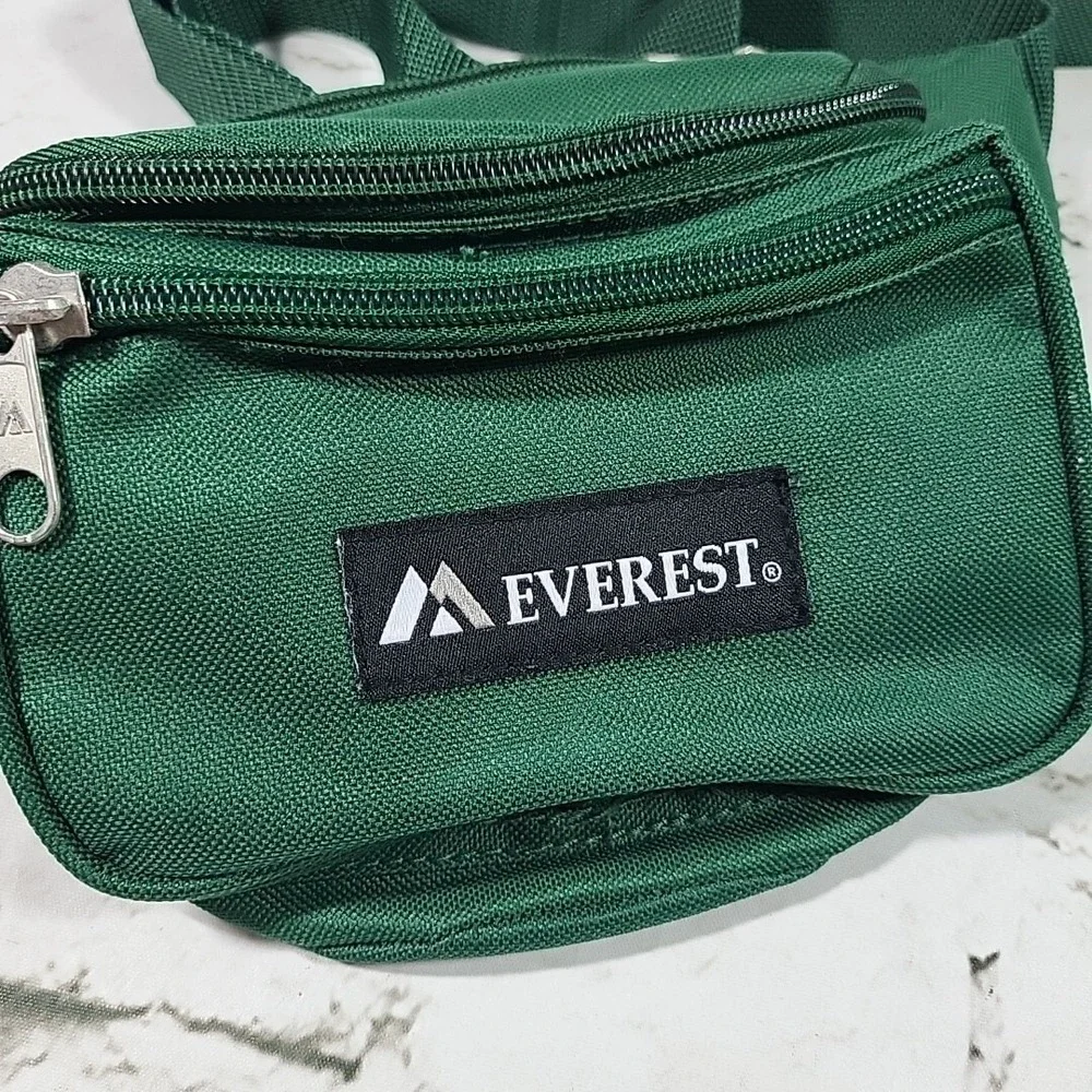 Everest Signature Waist Pack Forest‎ Green Hip Bum Bag Hiking Fanny Pack OSFA